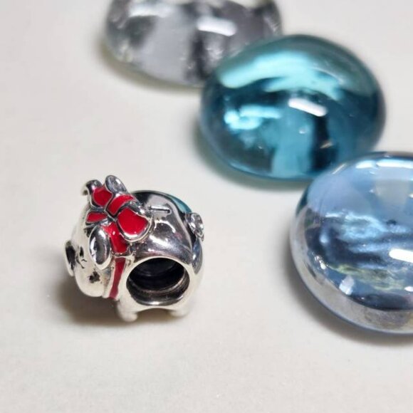 Pandora Chinese New Year Piggy Bank Charm 2016 Retired With Red Ribbon Sterling - Picture 5 of 5